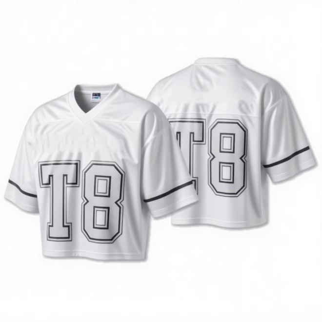 Streetwear Cropped Soccer T Shirt