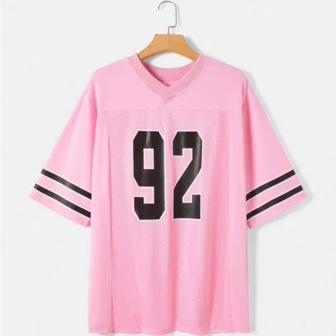 Streetwear American Football Mesh Oversized Jersey