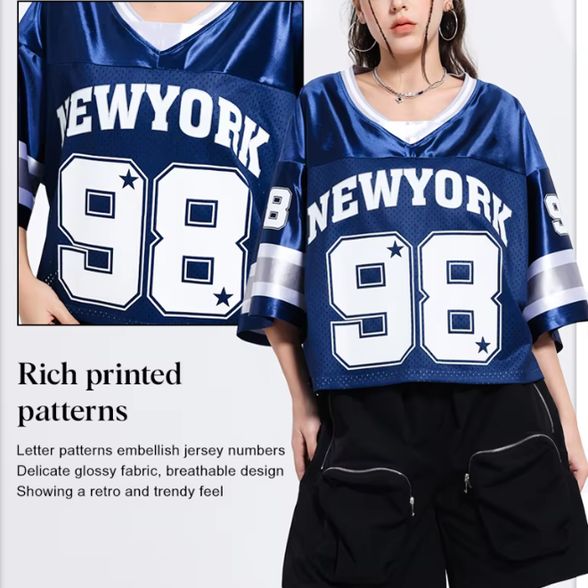 Breathable Fashionable Womens Tennis Jersey
