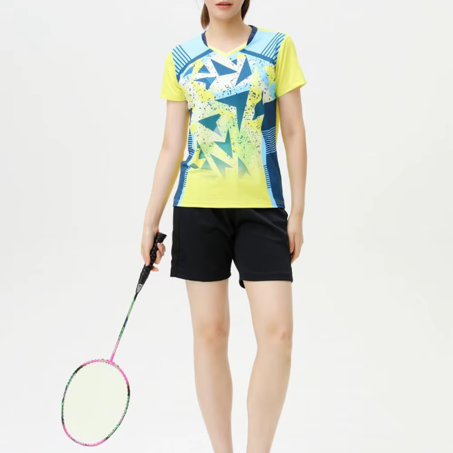 Women Quick Dry Badminton T Shirt