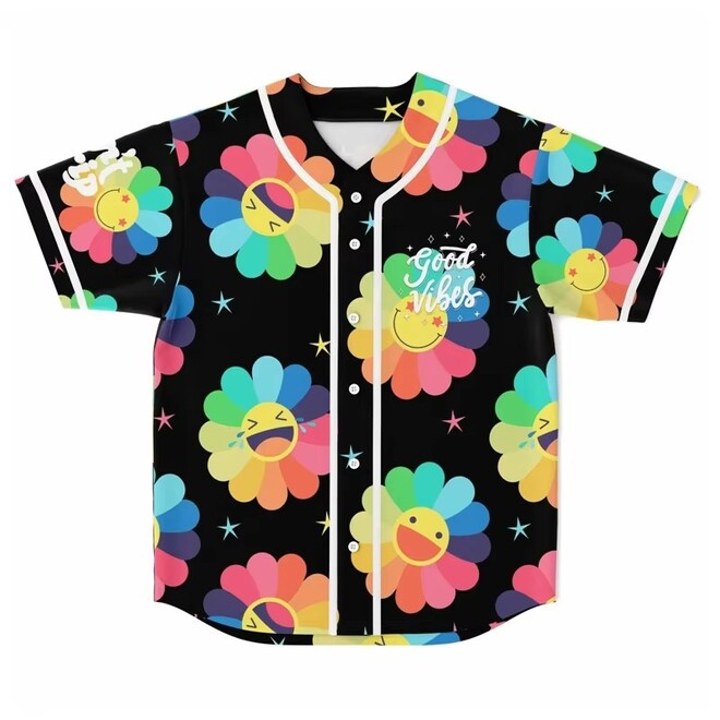 Youth Floral Baseball Jersey
