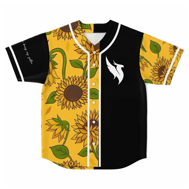 Youth Floral Baseball Jersey