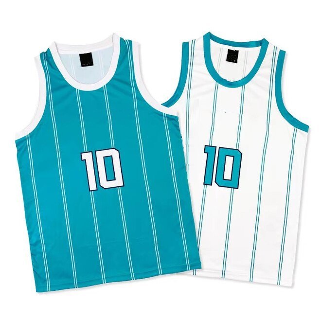 Youth Round Neck Anti Bacterial Basketball Jersey with Sublimation Print