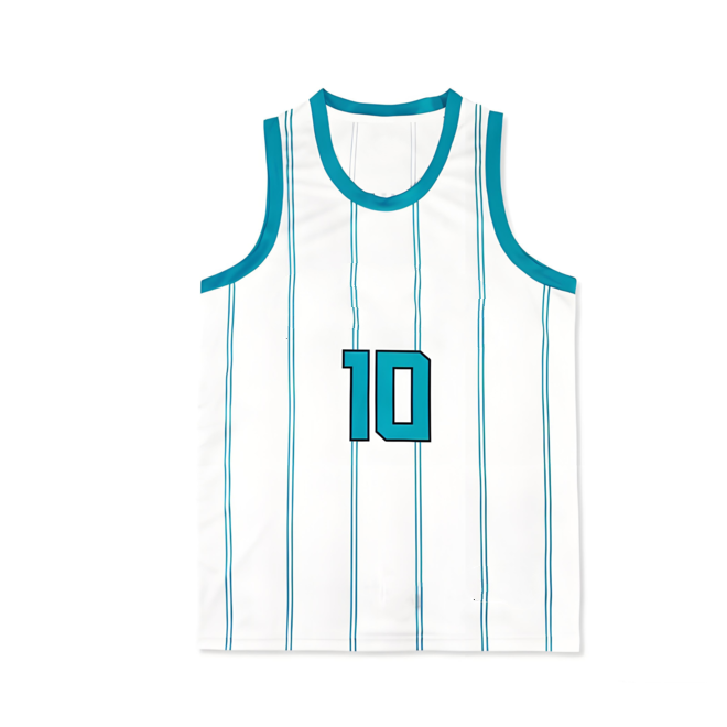Youth Round Neck Anti Bacterial Basketball Jersey with Sublimation Print