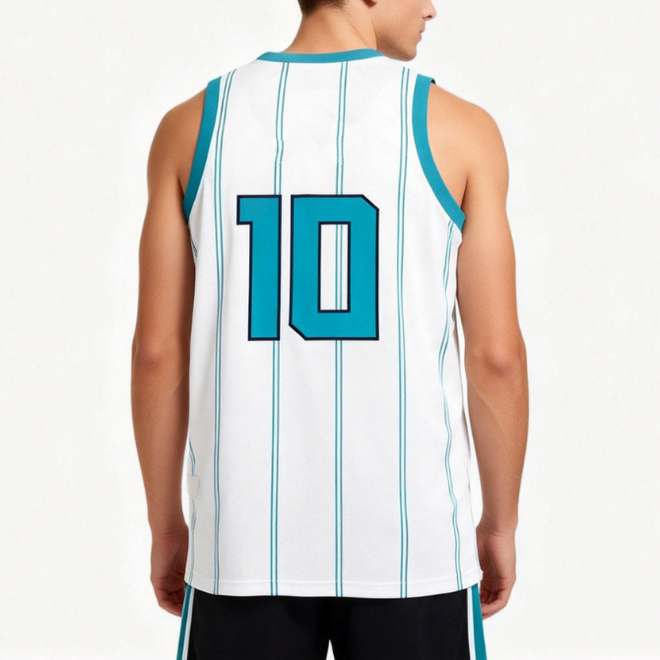 Youth Round Neck Anti Bacterial Basketball Jersey with Sublimation Print