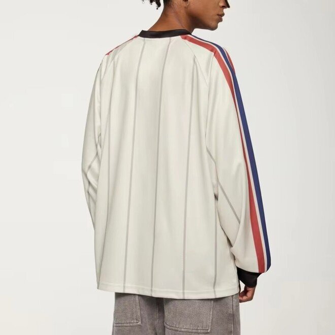 Youth Vintage Comfortable Knitted Streetwear Jersey