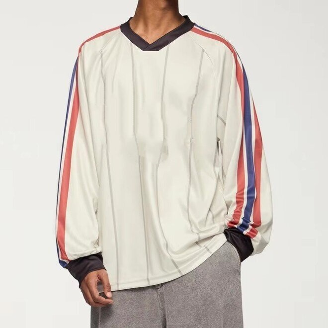 Youth Vintage Comfortable Knitted Streetwear Jersey