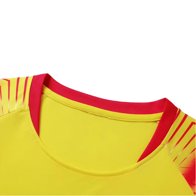 Polyester Short Sleeve Youth Soccer Jersey Set