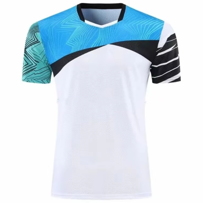 Quick Dry Breathable Eco Friendly Youth Table Tennis Shirt