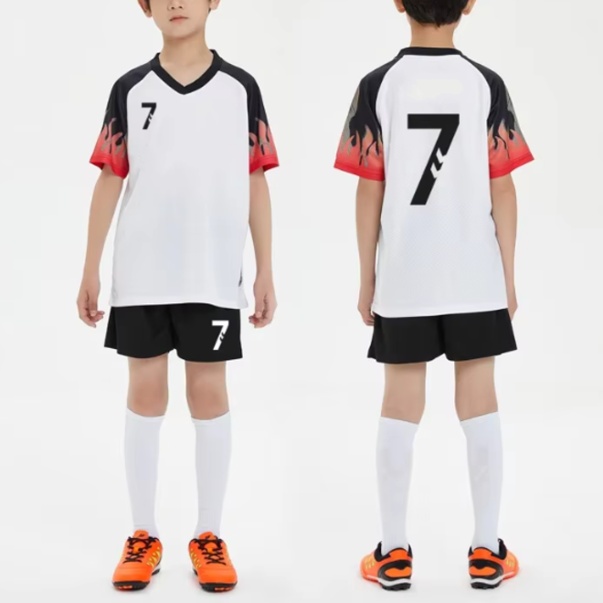 Sports Wear Kids Soccer Uniform Set
