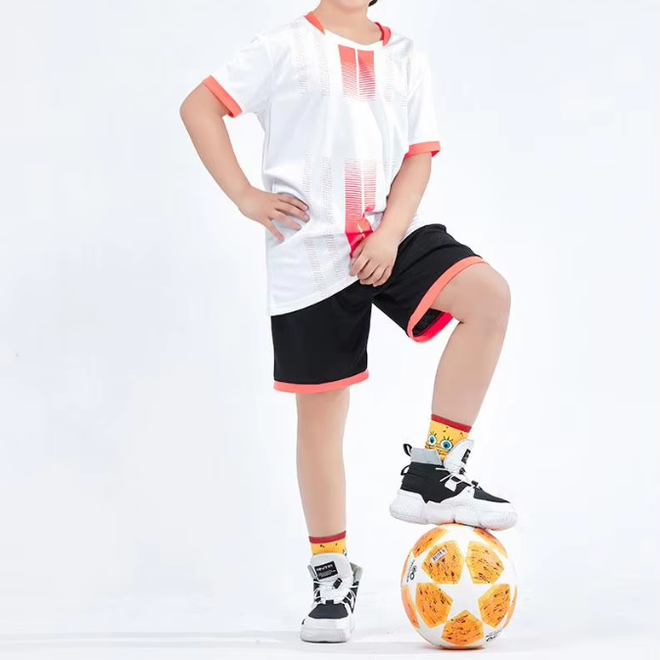 Boys Girl Soccer Jerseys Set