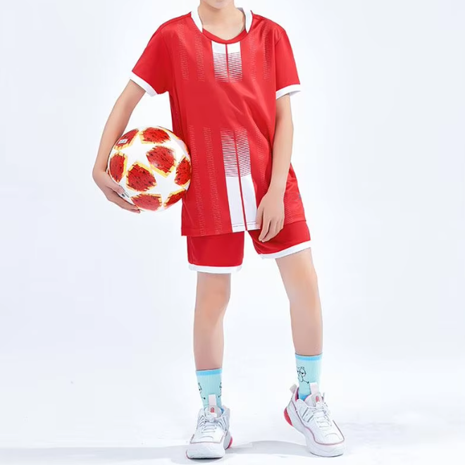 Boys Girl Soccer Jerseys Set