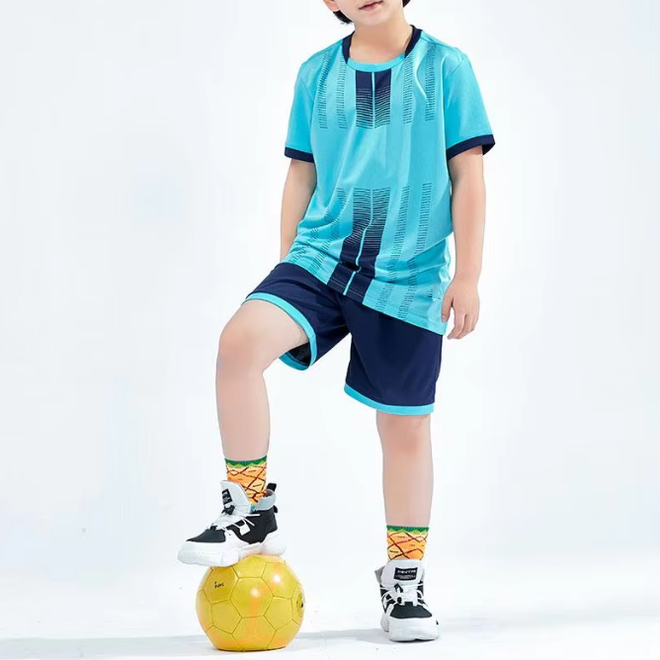 Boys Girl Soccer Jerseys Set