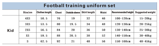 Fashionable Kids Soccer Jersey Set