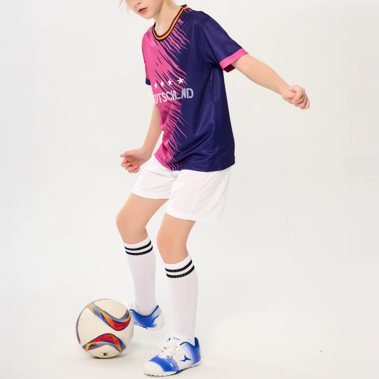 Fashionable Kids Soccer Jersey Set