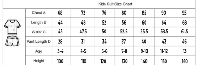 Kid Striped Football Jerseys Set