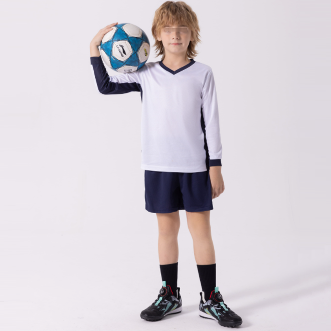 Kid Striped Football Jerseys Set