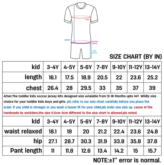 Kids Soccer Jersey with Socks Set
