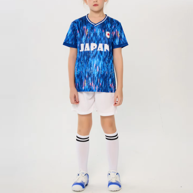 Breathable Quick Dry Japan Soccer Jersey Set