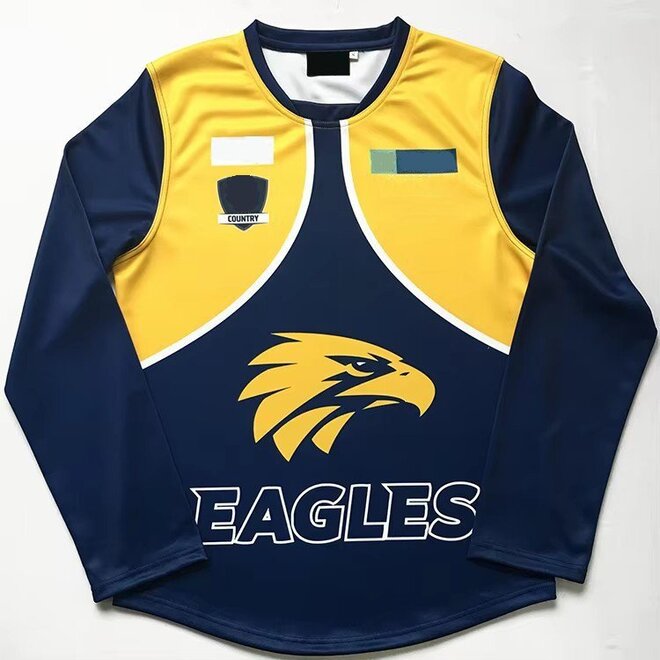 Long Sleeve Unisex Anti Bacterial Quick Dry Heat Transfer Printed Football Jersey