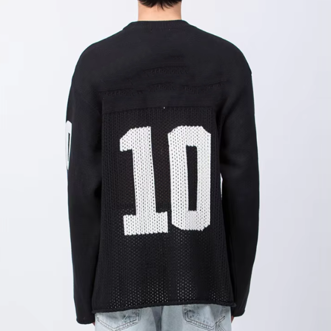 Crew Neck Knit Long Sleeve Knitwear Jerseys