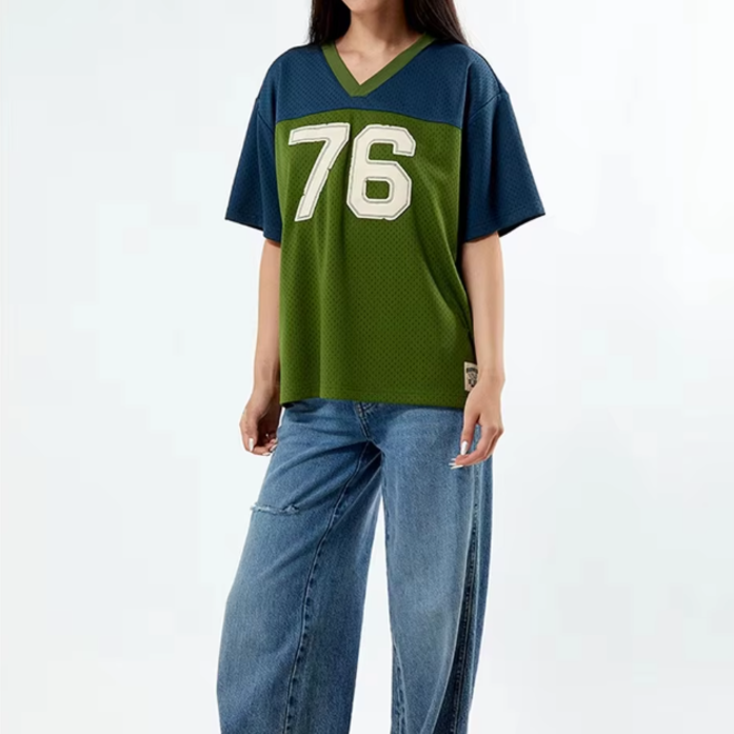 Fashion Breathable Women Plain Embroidered Stitched Mesh Basketball Jersey