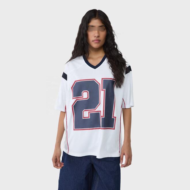 Oversize Breathable Eco Friendly Casual Football Jersey