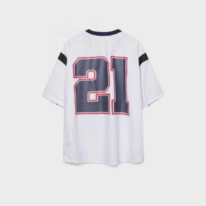 Oversize Breathable Eco Friendly Casual Football Jersey