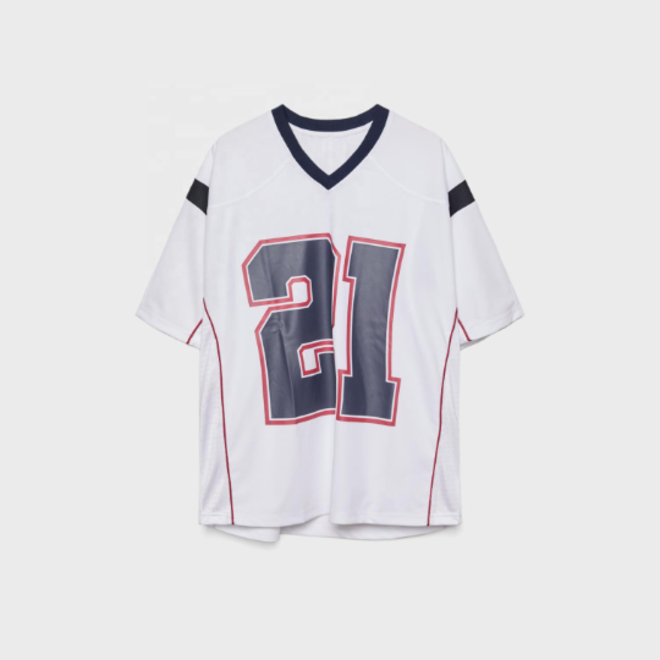 Oversize Breathable Eco Friendly Casual Football Jersey