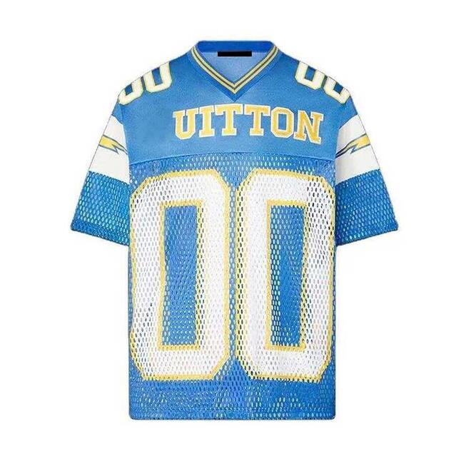 Mens Boxy Custom Athletic Polyester Mesh Oversized Cropped Rugby Jersey Streetwear Set