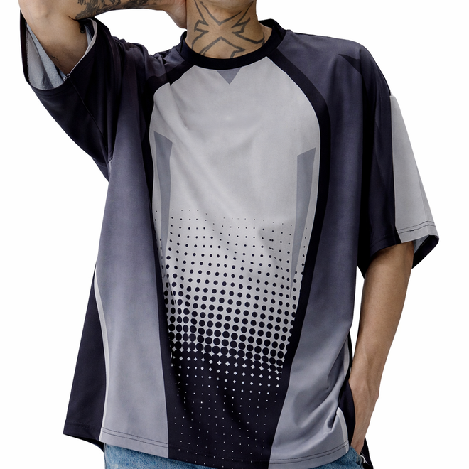 Mens Oversized Breathable Rugby Jersey